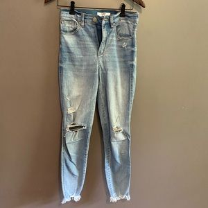 dynamite cropped ankle jeans
